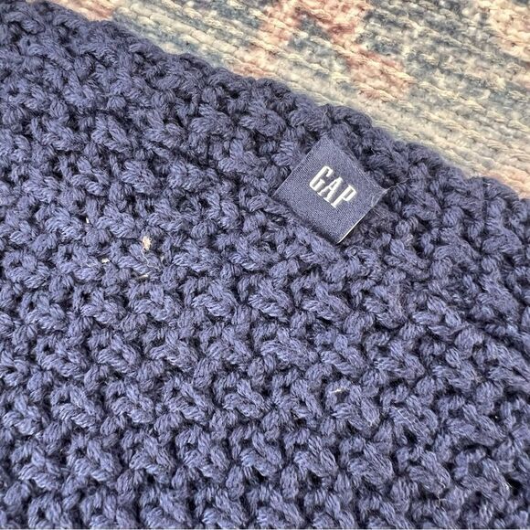 Gap NWT Textured Midnight Navy Crew Neck Sweater Size XL - Picture 12 of 14